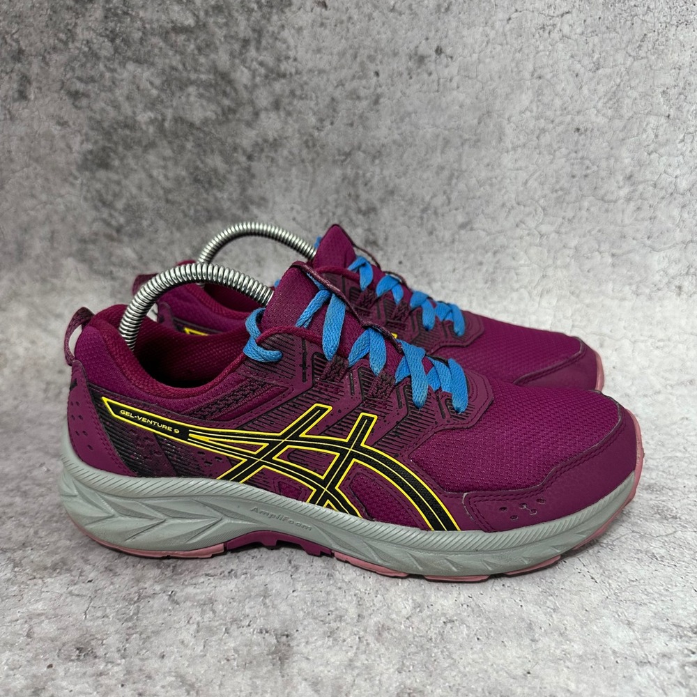 Asics Gel-Venture 9 Women 9.5 Purple Blackberry Black Running Shoes Trail
